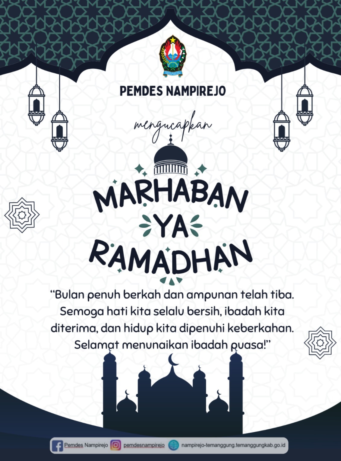 MARHABAN YA RAMADHAN 1447 H